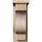 Ekena Millwork Newport Rough Sawn Corbel w/Backplate, Douglas Fir, 6"W x 12"D x 16"H COR06X12X16NEW01RDF - alternate 4